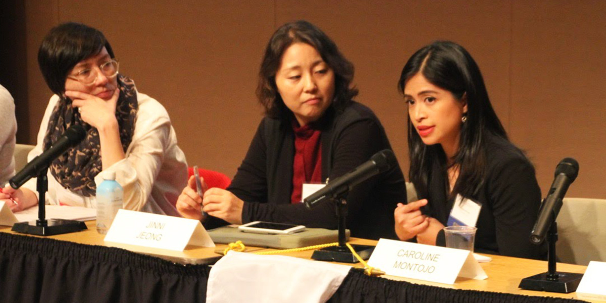 Karen Rommelfanger, Jinni Jeong and Caroline Montojo 
