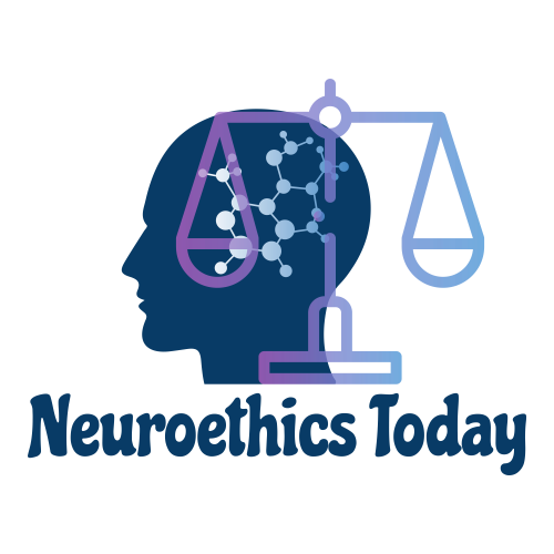 Neuroethics Today with head profile and scale logo