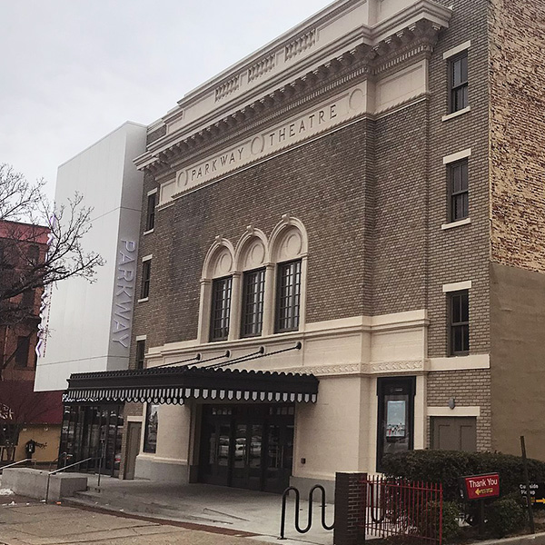 Eli Pousson photo of Parkway Theater, built 1915, 5 W. North Avenue, Baltimore, MD